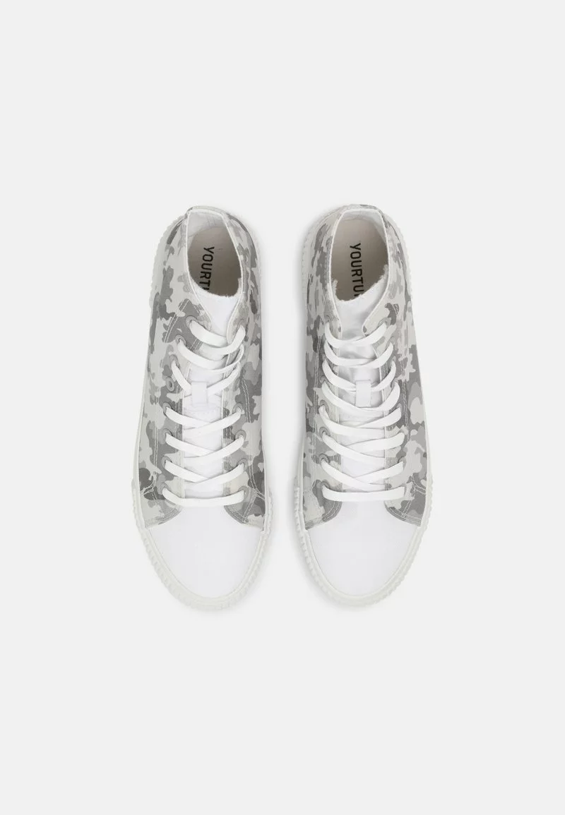 YOURTURN UNISEX - Sneakers Alte - White/grey 6 YOURTURN UNISEX - Sneakers Alte - White/grey - immagine 4