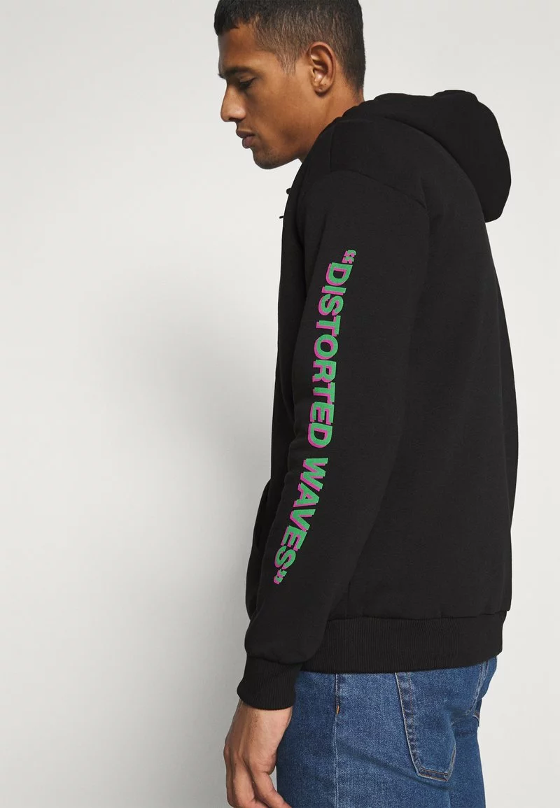 YOURTURN UNISEX - Felpa Con Cappuccio - Black 6 YOURTURN UNISEX - Felpa Con Cappuccio - Black - immagine 4