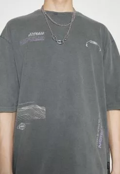 YOURTURN UNISEX - T-shirt Con Stampa - Grey -Sconto YOURTURN in Italia 039b597c868b42f6950fc4b77434bf28