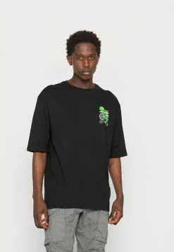 YOURTURN EVERYTHING GRAPHIC T-SHIRT UNISEX - T-shirt Con Stampa - Black