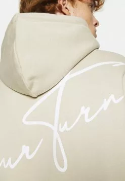 YOURTURN BOLD SCRIPT HOODIE UNISEX - Felpa - Beige -Sconto YOURTURN in Italia 0aaa1bafc84341c6a7216d02852144ab