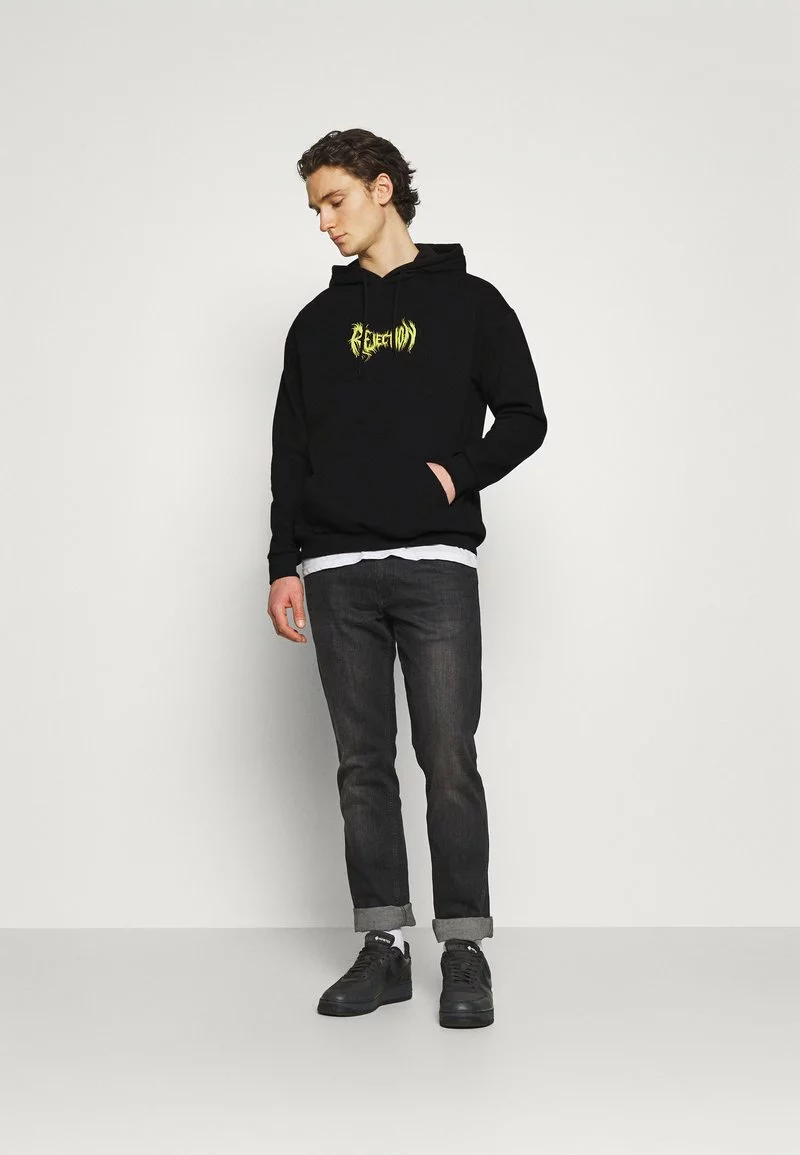 YOURTURN UNISEX - Felpa Con Cappuccio - Black 4 YOURTURN UNISEX - Felpa Con Cappuccio - Black - immagine 2