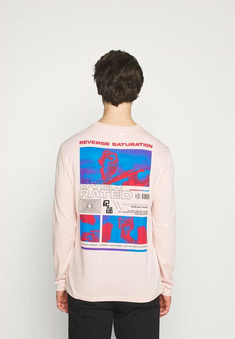 YOURTURN UNISEX - Maglietta A Manica Lunga - Pink 5 YOURTURN UNISEX - Maglietta A Manica Lunga - Pink - immagine 3