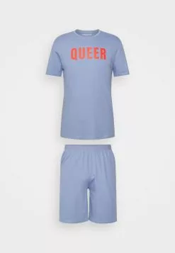 YOURTURN Pigiama - Blue/orange, Uomo