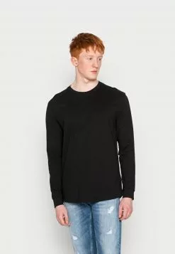 YOURTURN Maglietta A Manica Lunga - Black, Unisex