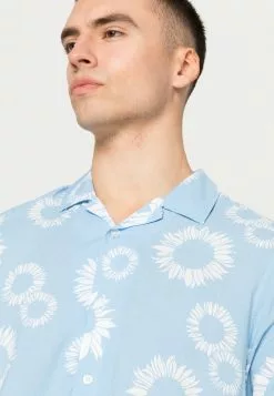 YOURTURN NAÏVE FLOWERS UNISEX - Camicia - Light Blue -Sconto YOURTURN in Italia 17760b769a444c219e1c6b6ef584d8e7