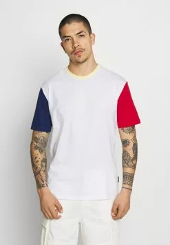 YOURTURN UNISEX - T-shirt Con Stampa - White/blue/red