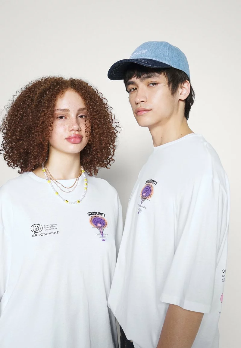 YOURTURN UNISEX - T-shirt Con Stampa - White 6 YOURTURN UNISEX - T-shirt Con Stampa - White - immagine 4