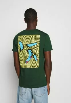 YOURTURN T-shirt Con Stampa - Dark Green, Unisex 9 YOURTURN T-shirt Con Stampa - Dark Green, Unisex -Sconto YOURTURN in Italia 1adb6d14fe50459faf34f1080b2fdd7c