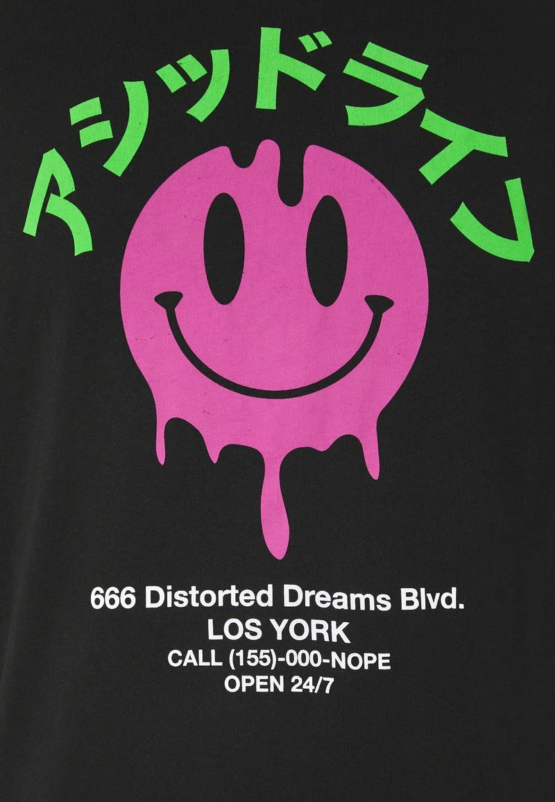 YOURTURN T-shirt Con Stampa - Black, Unisex 6 YOURTURN T-shirt Con Stampa - Black, Unisex - immagine 4