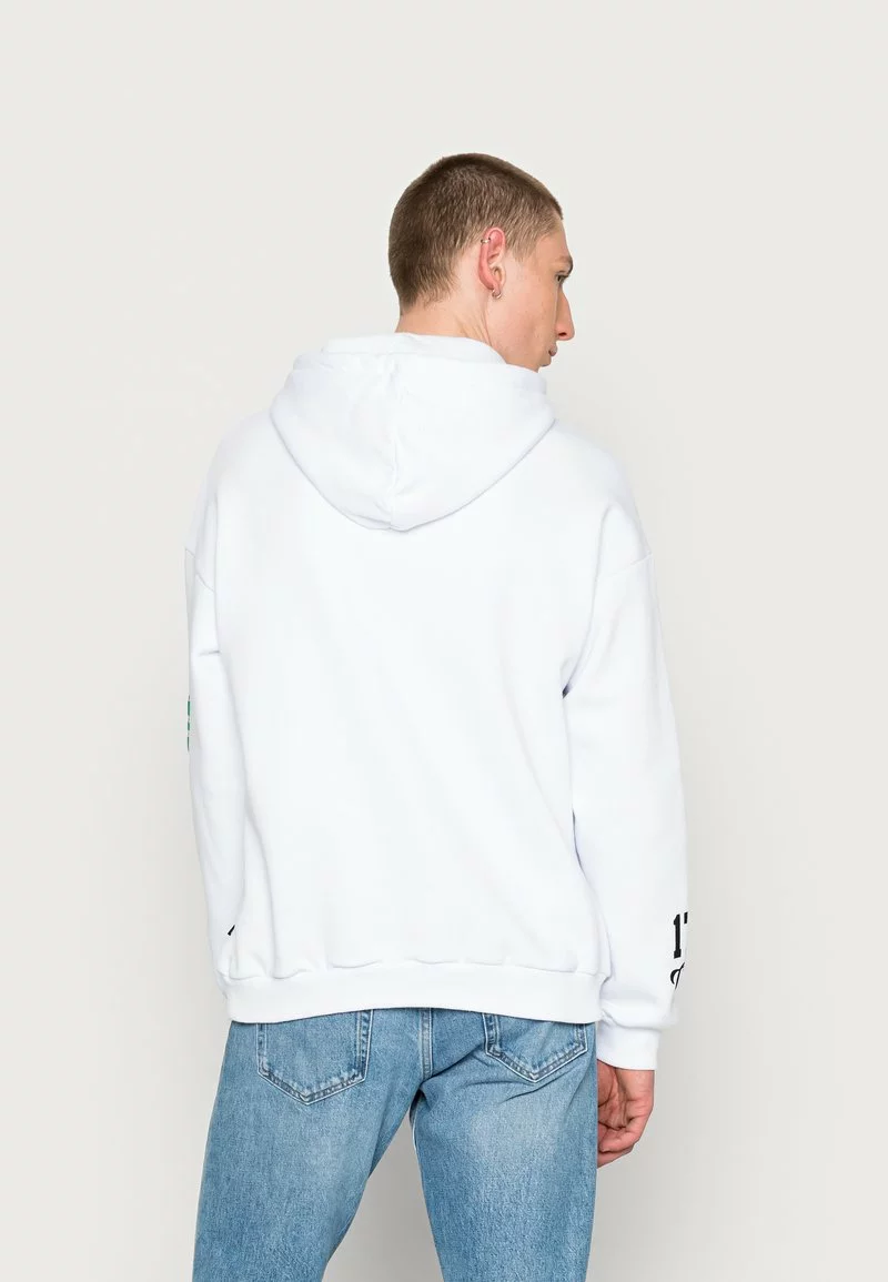 YOURTURN UNISEX - Felpa Con Cappuccio - White 5 YOURTURN UNISEX - Felpa Con Cappuccio - White - immagine 3