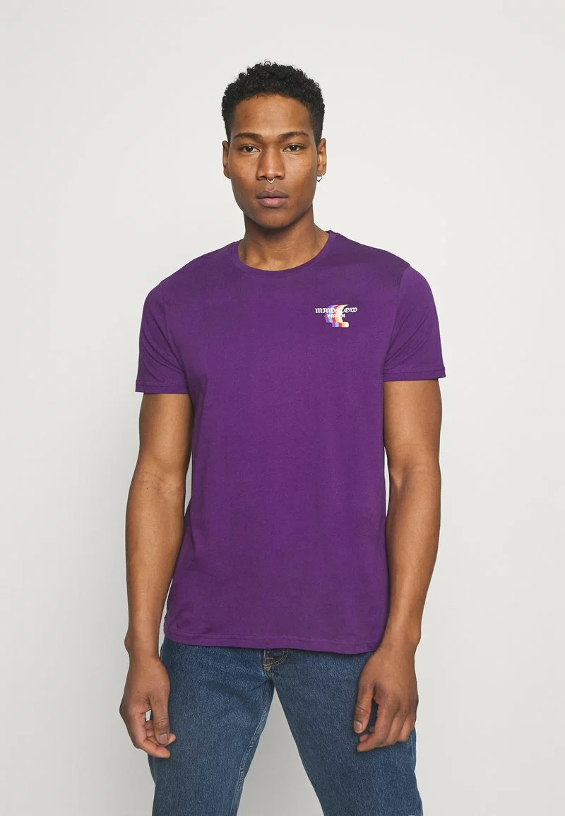 YOURTURN UNISEX - T-shirt Con Stampa - Purple 5 YOURTURN UNISEX - T-shirt Con Stampa - Purple - immagine 3