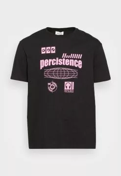 YOURTURN PERCISTENCE GRAPHIC T-SHIRT UNISEX - T-shirt Con Stampa - Black -Sconto YOURTURN in Italia 2256025e81cb437db2e227f8be9ffd58