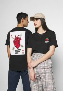 YOURTURN T-shirt Con Stampa - Black, Unisex