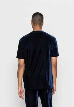 YOURTURN VELVET UNISEX - T-shirt Basic - Dark Blue -Sconto YOURTURN in Italia 26be0c6592bb4108a0684e626859f7db