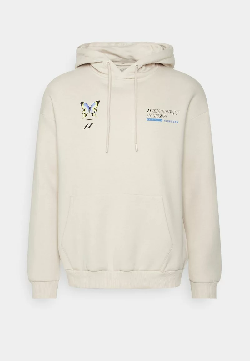 YOURTURN WINCENT WEISS - Felpa Con Cappuccio - Stone, Unisex 4 YOURTURN WINCENT WEISS - Felpa Con Cappuccio - Stone, Unisex - immagine 2