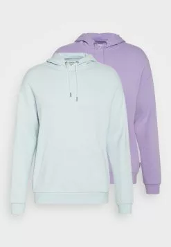 YOURTURN UNISEX 2 PACK - Felpa Con Cappuccio - Lilac/light Blue