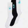 YOURTURN 3 PACK - Calze - White/black/neon Blue, Uomo -Sconto YOURTURN in Italia 2f4c7800b1a547f0a03b3c52b5c546eb