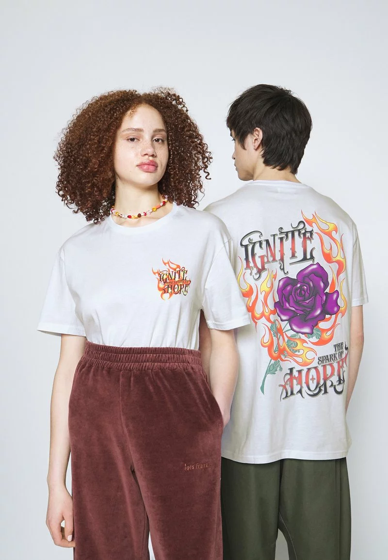 YOURTURN GRAPHIC TEE UNISEX - T-shirt Con Stampa - White 6 YOURTURN GRAPHIC TEE UNISEX - T-shirt Con Stampa - White - immagine 4