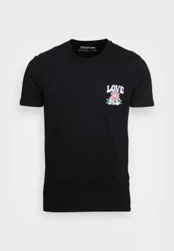 YOURTURN UNISEX - T-shirt Con Stampa - Black -Sconto YOURTURN in Italia 353a920ef19748ed947a7d7c4228aaee