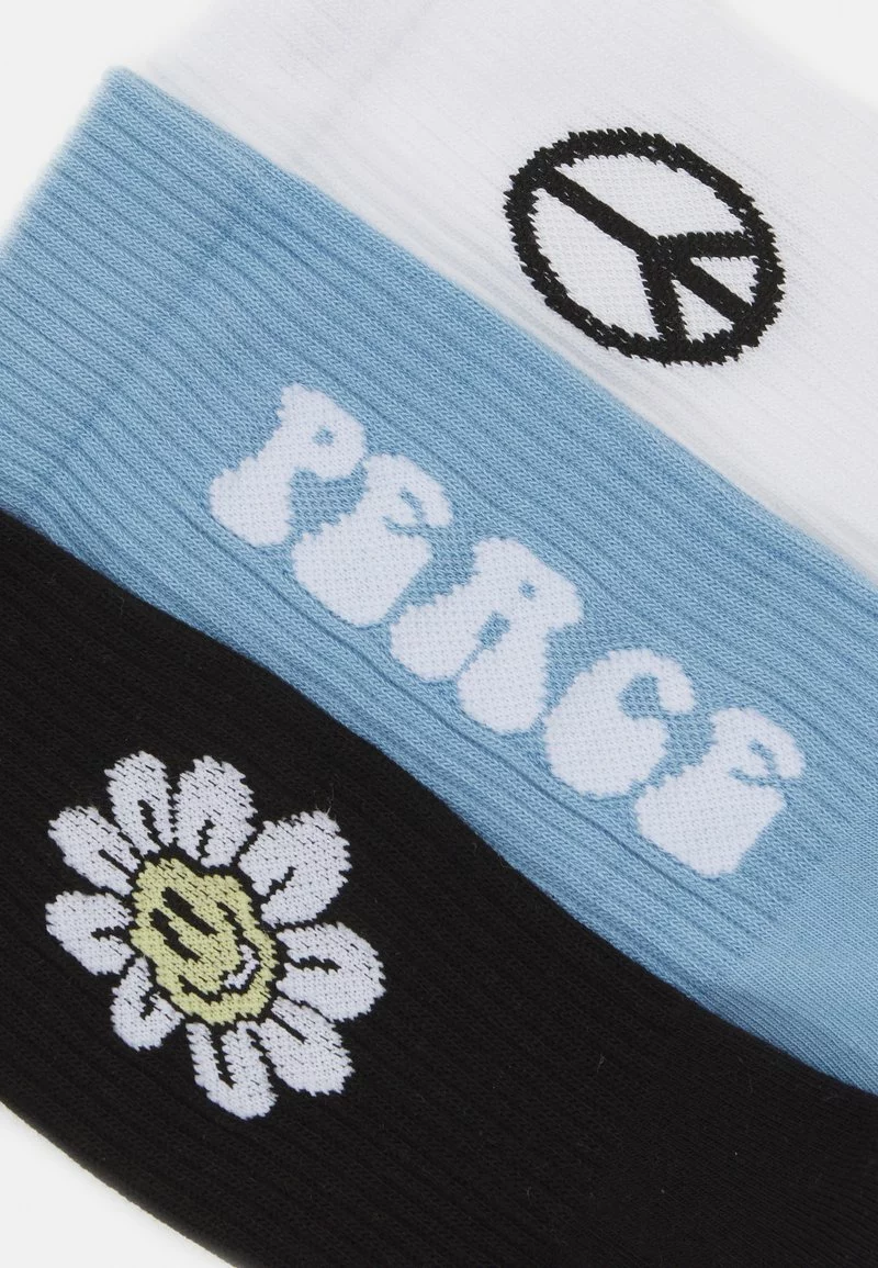 YOURTURN Uomo 3 PACK - Calze - White/black 4 YOURTURN Uomo 3 PACK - Calze - White/black - immagine 2