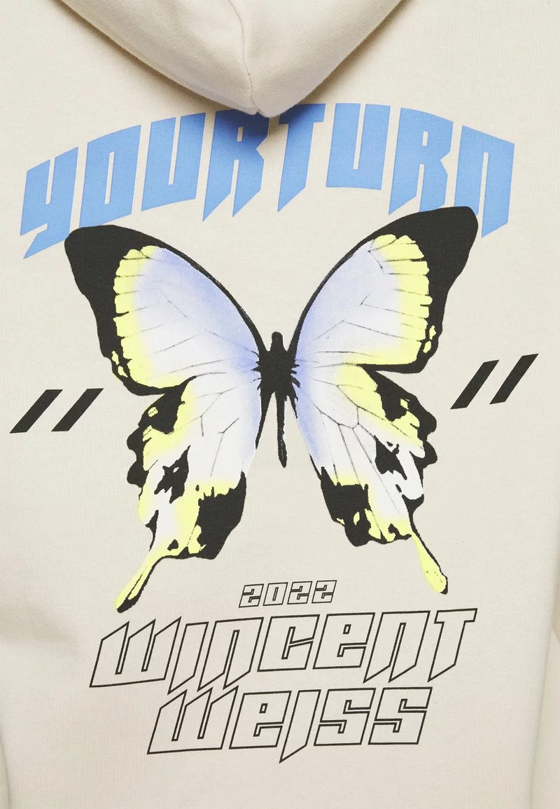 YOURTURN WINCENT WEISS - Felpa Con Cappuccio - Stone, Unisex 9 YOURTURN WINCENT WEISS - Felpa Con Cappuccio - Stone, Unisex - immagine 7