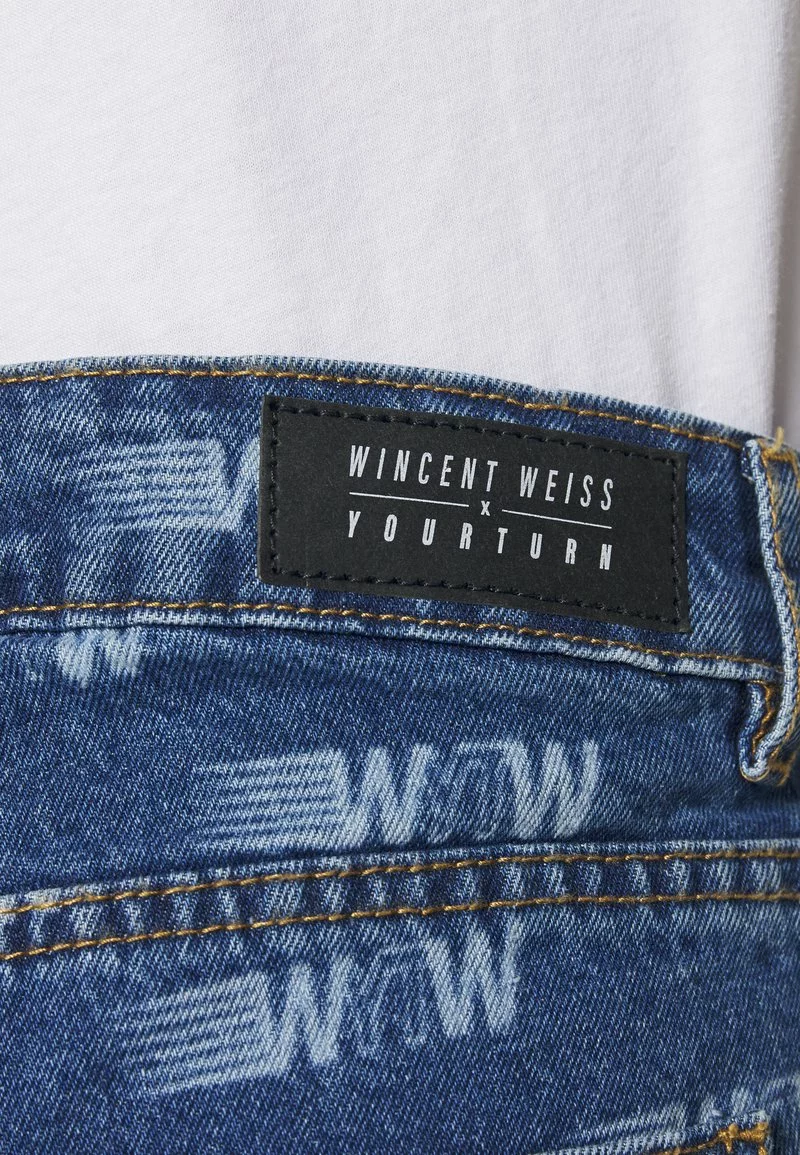 YOURTURN WINCENT WEISS UNISEX - Jeans A Sigaretta - Blue Denim 9 YOURTURN WINCENT WEISS UNISEX - Jeans A Sigaretta - Blue Denim - immagine 7
