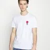 YOURTURN T-shirt Con Stampa - White, Unisex -Sconto YOURTURN in Italia 43ff74ba6554468cb7526d92581af02d
