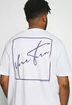 YOURTURN UNISEX - T-shirt Con Stampa - White -Sconto YOURTURN in Italia 44f05808764b4684b09683d6ad07ed06