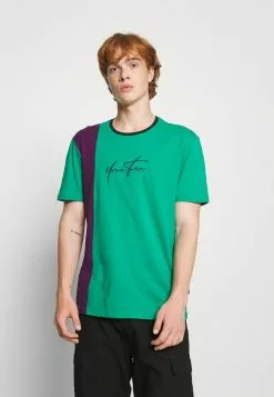 YOURTURN UNISEX - T-shirt Con Stampa - Purple/green