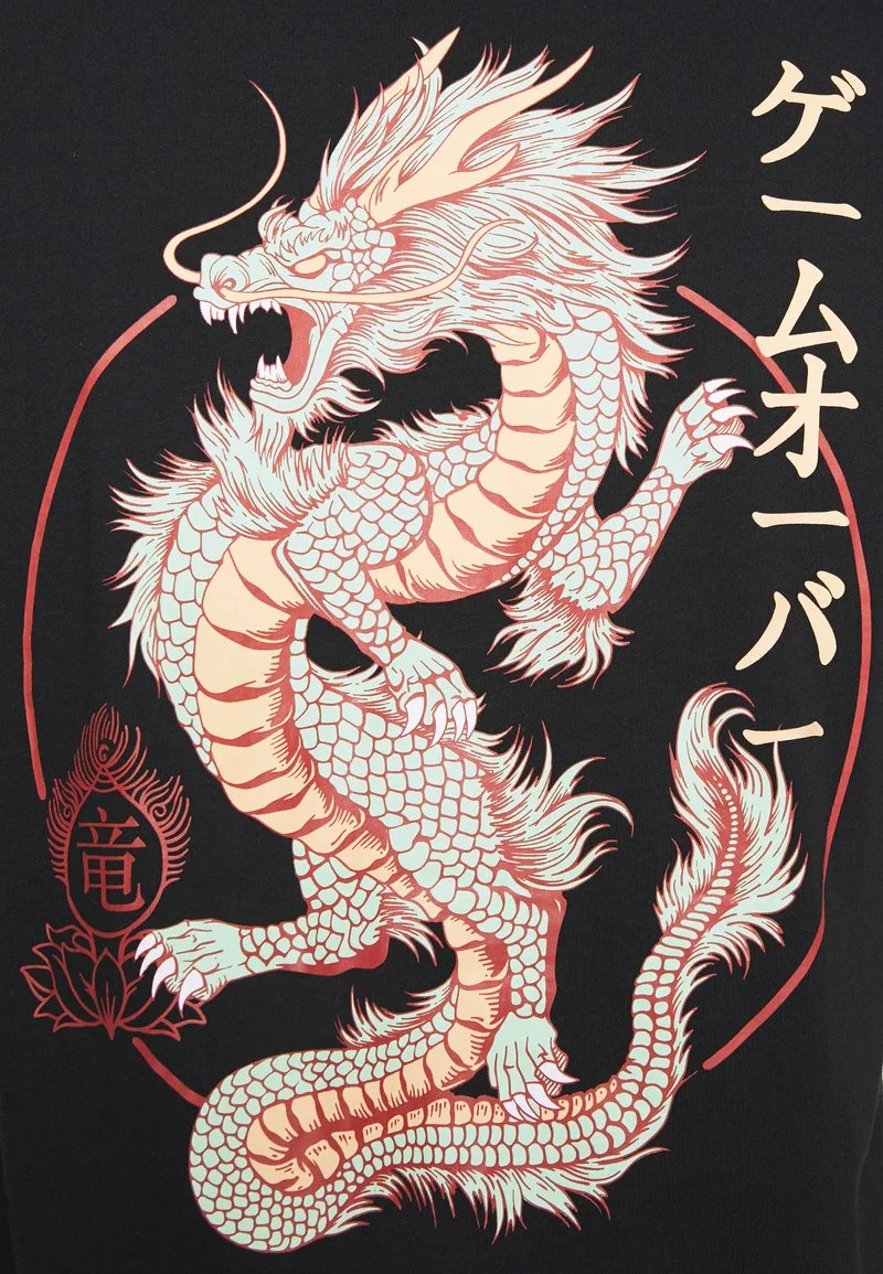 YOURTURN UNISEX - T-shirt Con Stampa - Black/yellow 8 YOURTURN UNISEX - T-shirt Con Stampa - Black/yellow - immagine 6