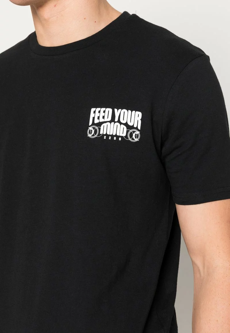 YOURTURN FEED YOUR SOUL TEE UNISEX - T-shirt Con Stampa - Black 7 YOURTURN FEED YOUR SOUL TEE UNISEX - T-shirt Con Stampa - Black - immagine 5