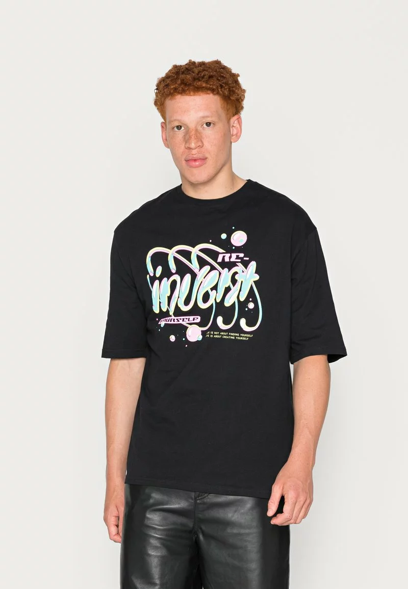 YOURTURN UNISEX - T-shirt Con Stampa - Black 3 YOURTURN UNISEX - T-shirt Con Stampa - Black