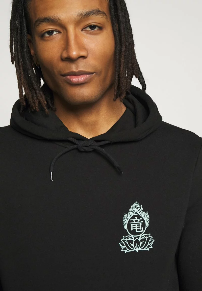 YOURTURN Felpa Con Cappuccio - Black, Unisex 9 YOURTURN Felpa Con Cappuccio - Black, Unisex - immagine 7