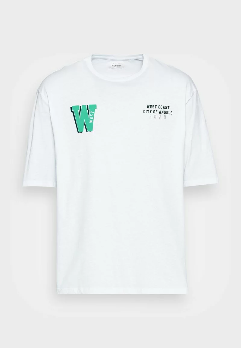 YOURTURN GRAPHIC T-SHIRT UNISEX - T-shirt Con Stampa - White 6 YOURTURN GRAPHIC T-SHIRT UNISEX - T-shirt Con Stampa - White - immagine 4