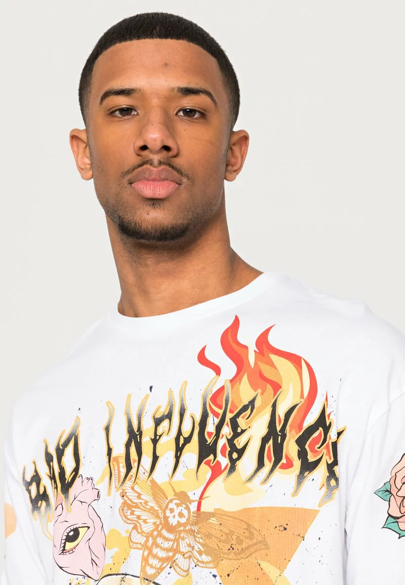 YOURTURN GRAPHIC SHIRT UNISEX - Maglietta A Manica Lunga - White 7 YOURTURN GRAPHIC SHIRT UNISEX - Maglietta A Manica Lunga - White - immagine 5