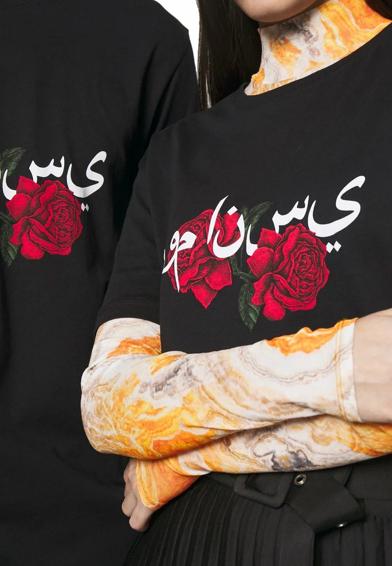 YOURTURN Unisex T-shirt Con Stampa - Black 8 YOURTURN Unisex T-shirt Con Stampa - Black - immagine 6