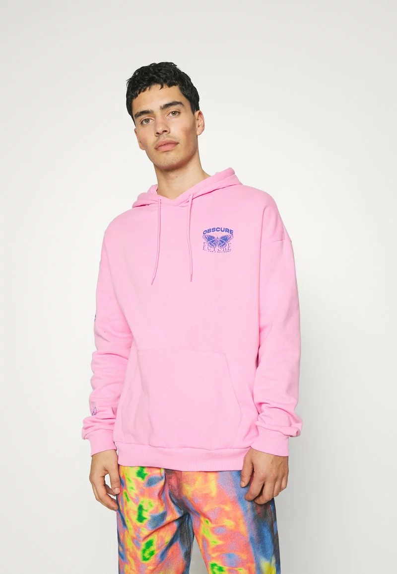 YOURTURN BUTTERFLIES HOODIE - Felpa Con Cappuccio - Pink, Unisex 6 YOURTURN BUTTERFLIES HOODIE - Felpa Con Cappuccio - Pink, Unisex - immagine 4