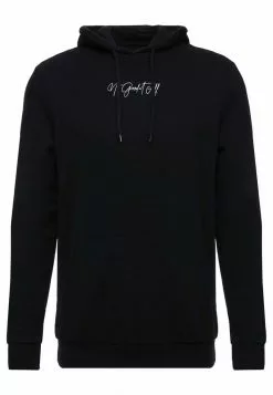 YOURTURN Unisex Felpa Con Cappuccio - Black -Sconto YOURTURN in Italia 56b8622d769f4e23a59ed42816cd8f09