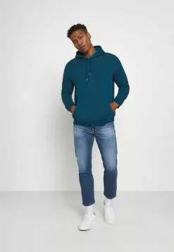 YOURTURN UNISEX 2 PACK - Felpa Con Cappuccio - Teal/light Blue