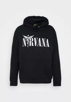 YOURTURN NIRVAN PRINT HOODIE UNISEX - Felpa Con Cappuccio - Black -Sconto YOURTURN in Italia 5d7a11c9791049dfa06ea994f927b90e