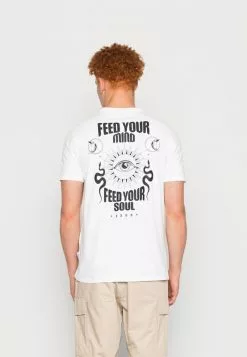 YOURTURN FEED YOUR SOUL TEE UNISEX - T-shirt Con Stampa - White
