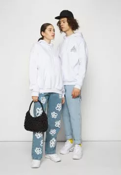 YOURTURN WINCENT WEISS TRIANGLE LOGO UNISEX - Felpa Con Cappuccio - White -Sconto YOURTURN in Italia 5e9eca73afdc4cb39dc1b6c6ea674f40