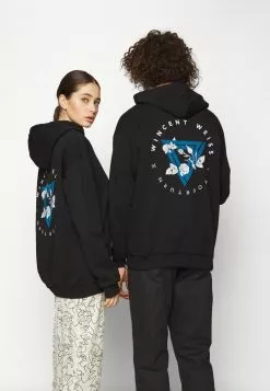 YOURTURN WINCENT WEISS UNISEX - Felpa Con Cappuccio - Black