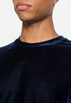 YOURTURN VELVET UNISEX - T-shirt Basic - Dark Blue -Sconto YOURTURN in Italia 6260bfd166f1485b8f1159719d59fbce