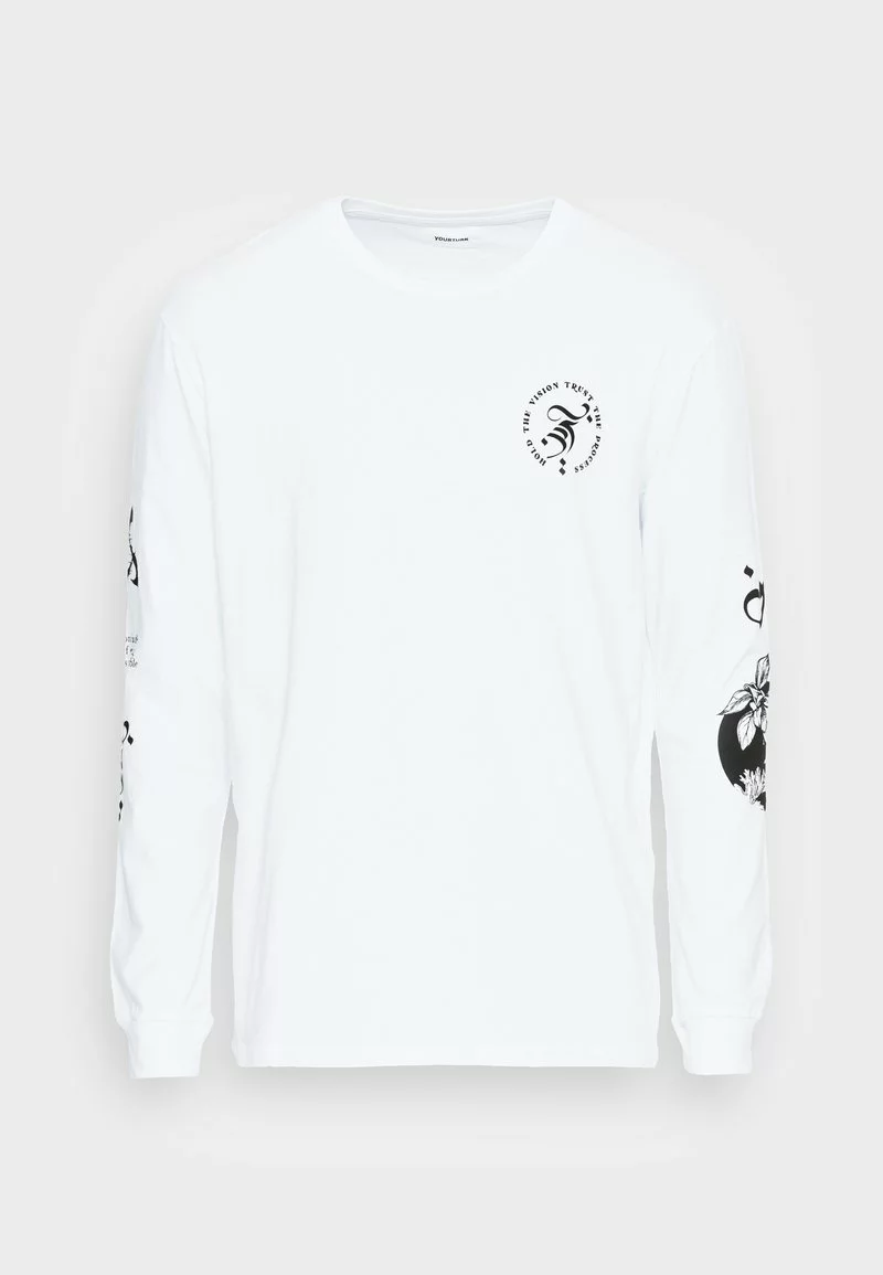 YOURTURN GRAPHIC LONGSLEEVE UNISEX - Maglietta A Manica Lunga - White 6 YOURTURN GRAPHIC LONGSLEEVE UNISEX - Maglietta A Manica Lunga - White - immagine 4