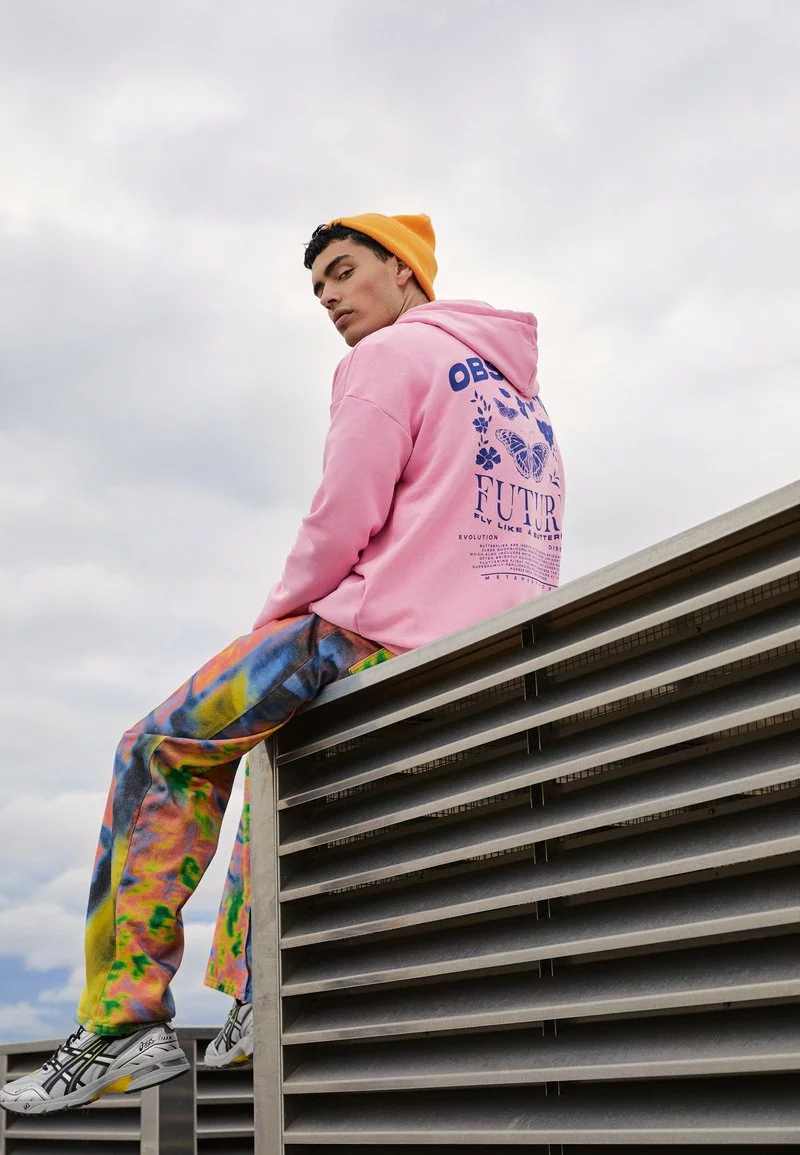 YOURTURN BUTTERFLIES HOODIE - Felpa Con Cappuccio - Pink, Unisex 3 YOURTURN BUTTERFLIES HOODIE - Felpa Con Cappuccio - Pink, Unisex