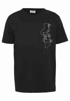 YOURTURN UNISEX - T-shirt Con Stampa - Black