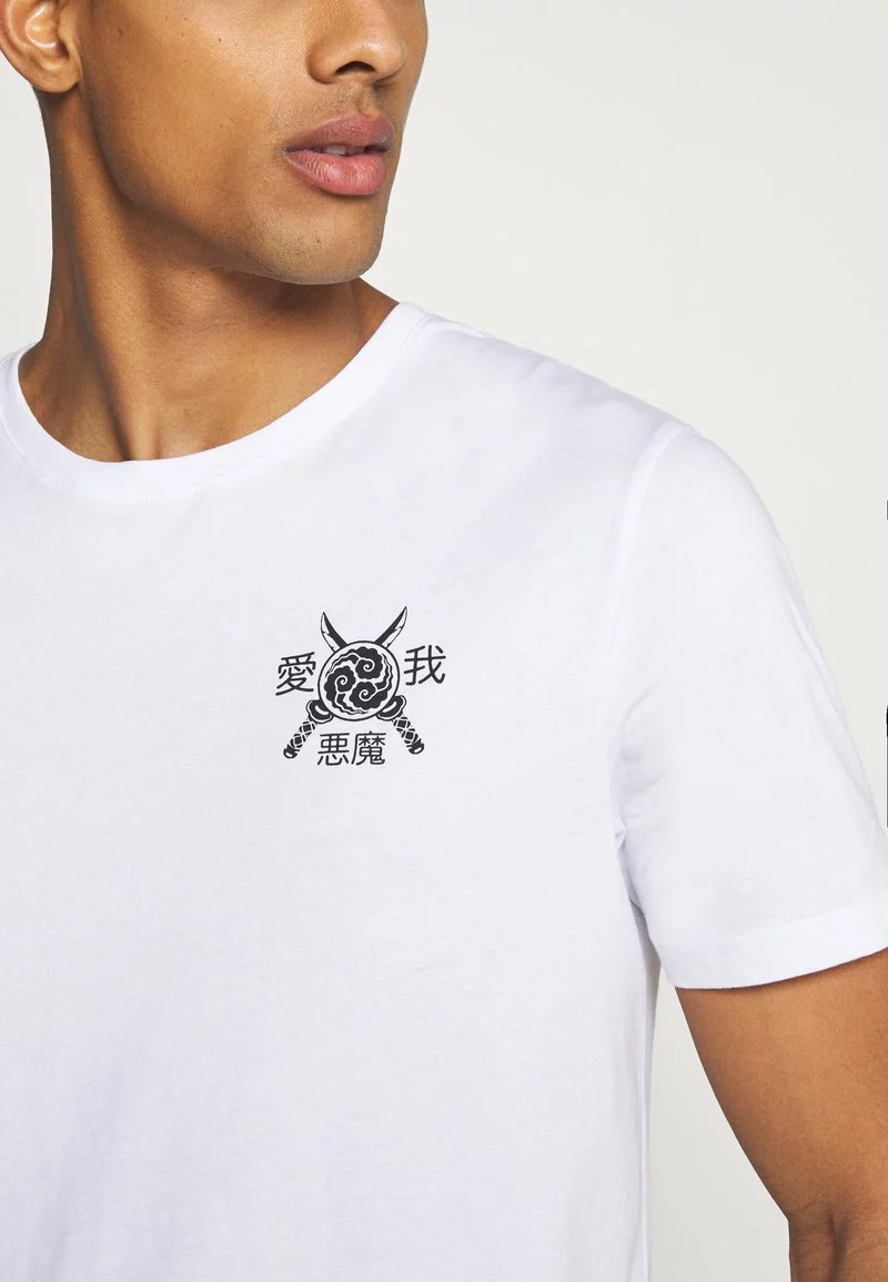 YOURTURN T-shirt Con Stampa - White, Unisex 9 YOURTURN T-shirt Con Stampa - White, Unisex - immagine 7