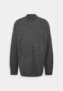 YOURTURN UNISEX - Maglione - Mottled Dark Grey